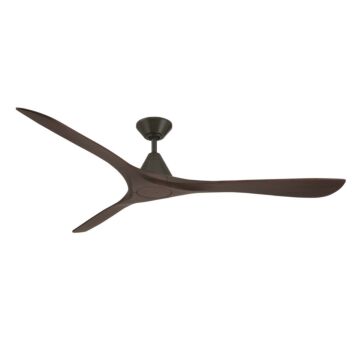 Carve 72" Ceiling Fan in Bronze Dark Walnut by Modern Forms