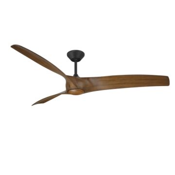 Zephyr 72" Ceiling Fan in Matte Black Distressed Koa by Modern Forms