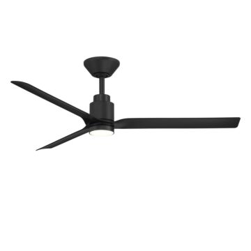 Smooth 52" Ceiling Fan in Matte Black by Modern Forms Fans