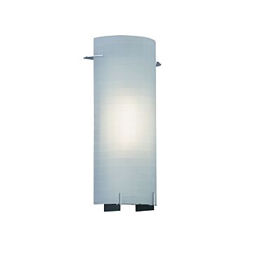 Moderne 1-Light Wall Sconce in Chrome