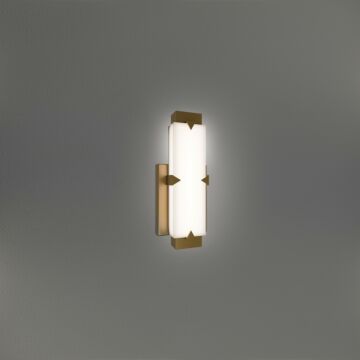 Carlisle LED Wall Sconce in Aged Brass by Modern Forms
