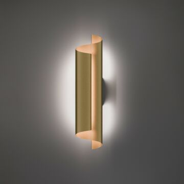 Pirouette LED Wall Sconce in Aged Brass by Modern Forms