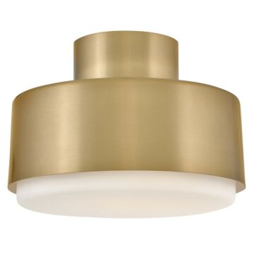 Cedric LED Semi-Flush Mount in Lacquered Brass by Hinkley