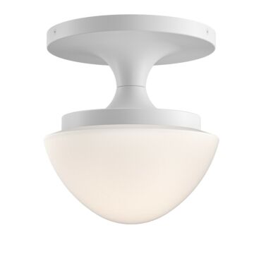 Knox LED Semi-Flush Mount in Chalk White by Hinkley