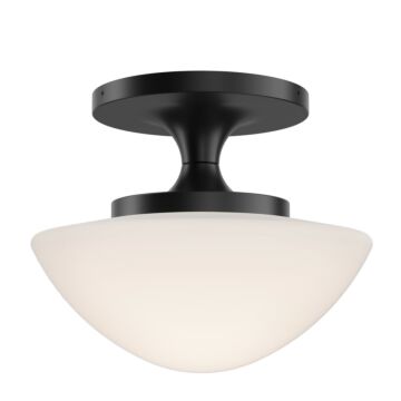 Knox LED Semi-Flush Mount in Black by Hinkley