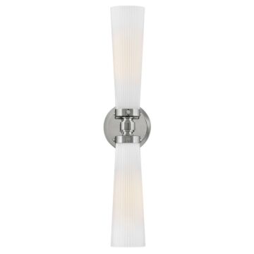 Jude LED Bathroom Vanity Light in Polished Nickel by Hinkley