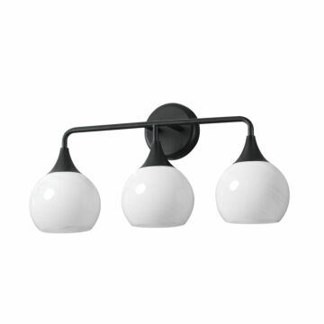 Neve  Bathroom Vanity Light in Black by Maxim