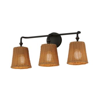 Baja  Bathroom Vanity Light in Dark Bronze by Maxim Lighting