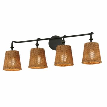 Baja  Bathroom Vanity Light in Dark Bronze by Maxim Lighting