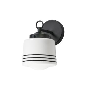 Eureka  Wall Sconce in Black by Maxim