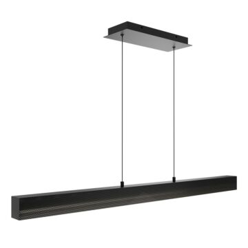 Grille LED Pendant in Black by W.A.C. Lighting