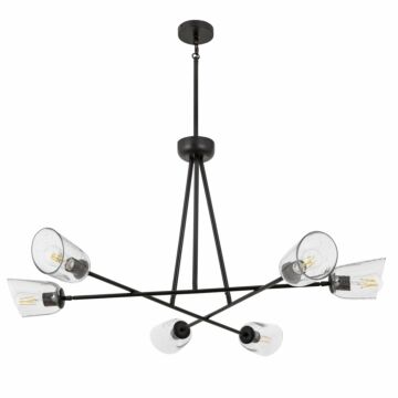 Keppe  Chandelier in Dark Bronze by Maxim Lighting