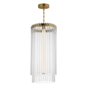 Jolie LED Foyer Pendant in Natural Aged Brass by Maxim Lighting