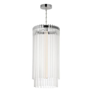 Jolie LED Foyer Pendant in Polished Nickel by Maxim Lighting
