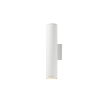 Caldera LED Outdoor Wall Sconce in White by Maxim