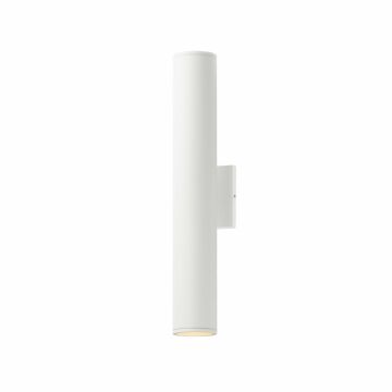 Caldera LED Outdoor Wall Sconce in White by Maxim
