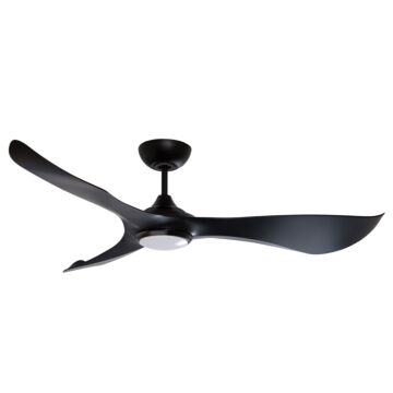 Keanu 56" Ceiling Fan in White   Black by Maxim Lighting