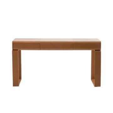 Meyer Desk in Russet Leather by Arteriors