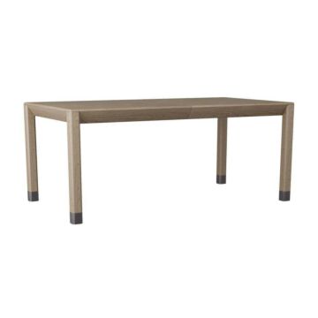 Springer Dining Table in Tortoise Oak Veneer Bronze by Arteriors