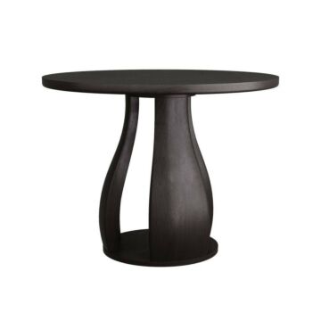 Samara Entry Table in Ebony Mahogany Wood by Arteriors