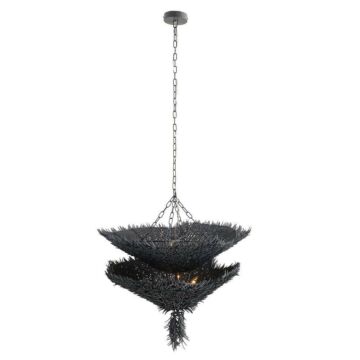 Aukland Chandelier in Matte Blue Gray by Arteriors