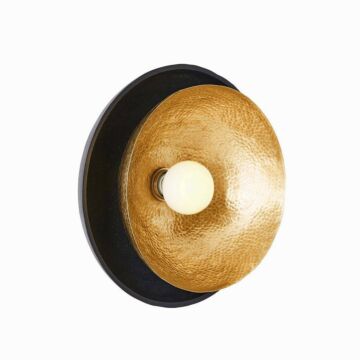 Amani Flush Mount in Blackened Iron by Arteriors