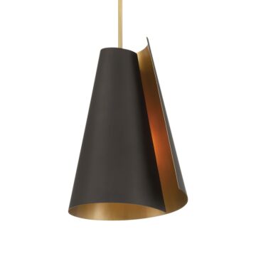 Hillcrest  Pendant in Legacy Brass & Dark Bronze by Minka-Lavery