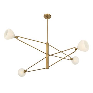 Orion  Chandelier in Legacy Brass by Minka-Lavery