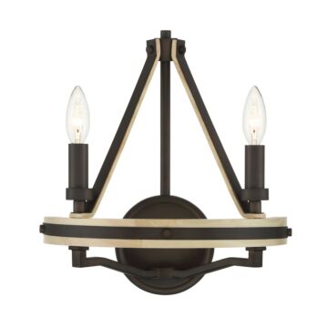 Sonoma  Wall Sconce in Dark Bronze by Minka-Lavery