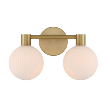 Fenton  Bathroom Vanity Light in Legacy Brass by Minka-Lavery
