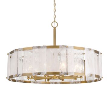 Veil  Pendant in Legacy Brass by Minka-Lavery