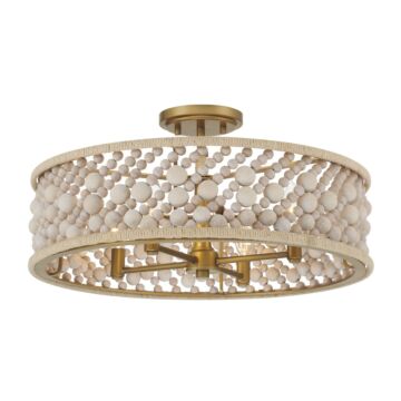 Horsmore  Semi Flush Mount in Legacy Brass  by Minka-Lavery