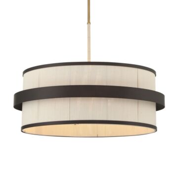 Harbor Wrap  Pendant in Legacy Brass  & Dark by Minka-Lavery