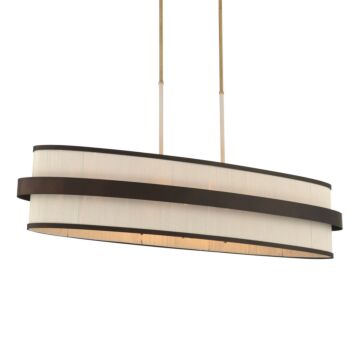 Harbor Wrap  Island Pendant in Legacy Brass  & Dark by Minka-Lavery