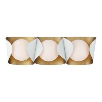 Flare  Bathroom Vanity Light in Sand White by Minka-Lavery