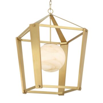 Shimmer  Pendant in Legacy Brass by Minka-Lavery