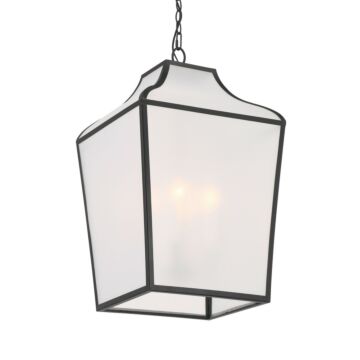 Velena  Pendant in Dark Matte Black by Minka-Lavery