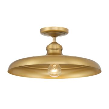 Crowne  Semi Flush Mount in Legacy Brass by Minka-Lavery