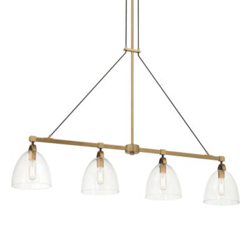 Sommersby  Island Pendant in Legacy Brass & Matte Coal by Minka-Lavery