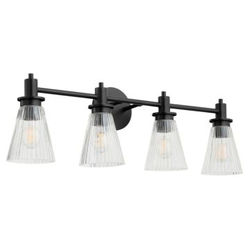 Lawton  Bathroom Vanity Light in Matte Black by Quorum