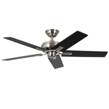 Erikson 52" Ceiling Fan in Brushed Nickel by Kuzco Lighting