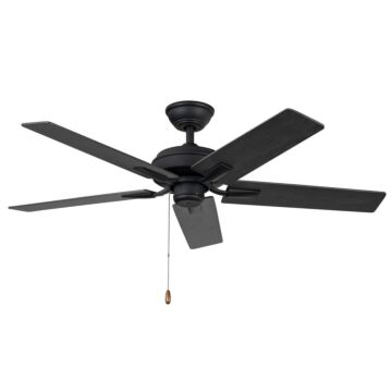 Erikson 52" Ceiling Fan in Matte Black by Kuzco Lighting