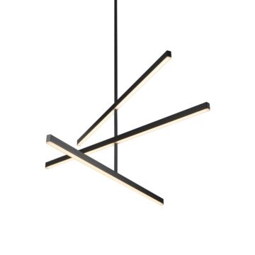 Vega LED Chandelier in Black by Kuzco Lighting