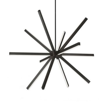 Sirius LED Chandelier in Black by Kuzco Lighting