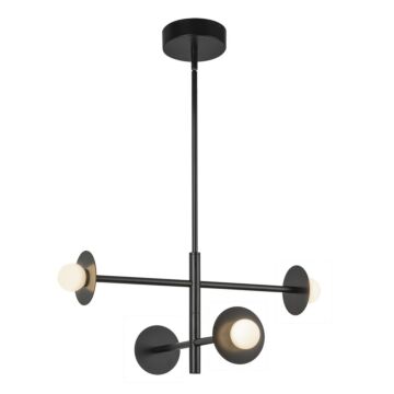 Elixir LED Chandelier in Black by Kuzco Lighting