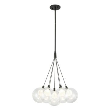 Bolla LED Chandelier in Black by Kuzco Lighting