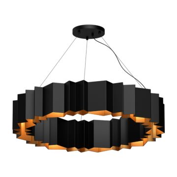 Akira  Chandelier in Black Gold by Kuzco Lighting