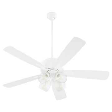 Ovation 52" Ceiling Fan in Studio White by Quorum