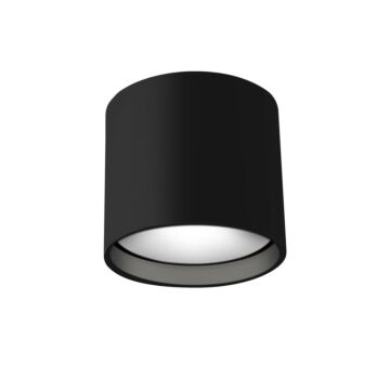 Falco LED Flush Mount in Black by Kuzco Lighting