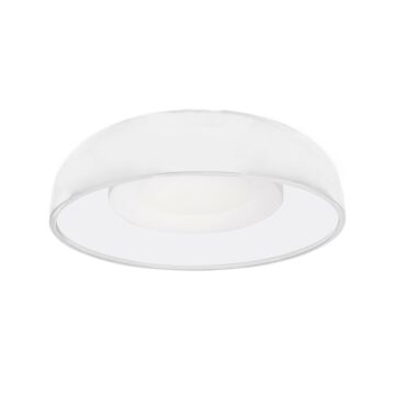 Beacon LED Flush Mount in White by Kuzco Lighting
